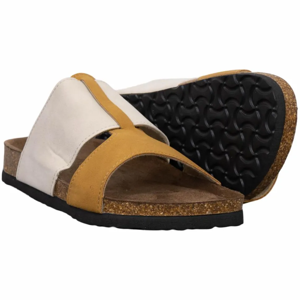 Anyway Dame Sandaler - Yellow/Cream
