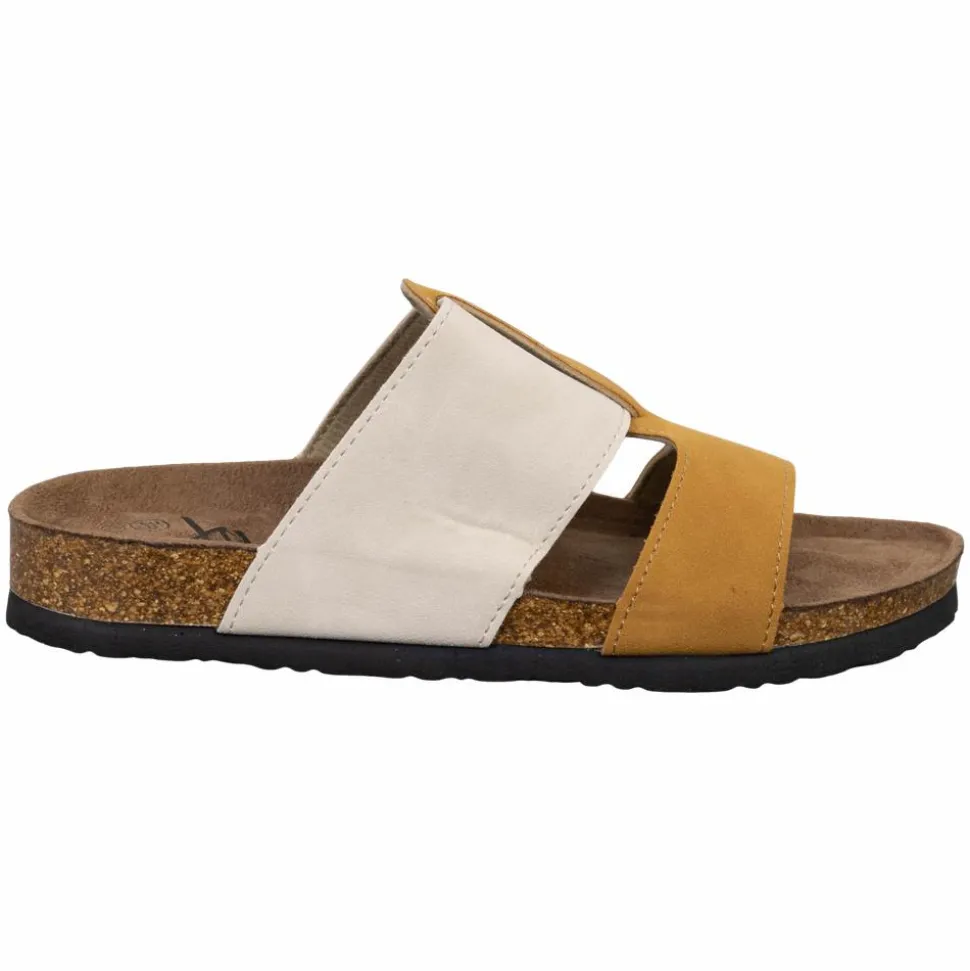 Anyway Dame Sandaler - Yellow/Cream