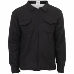 Anyway Herre Overshirt m. for - Black