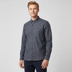 Anyway Herre Skjorte m. for - Navy/Blue