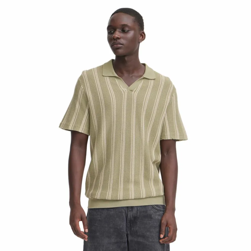 Blend Amos Herre Polo - Oil Green