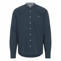 Blend Bobby Herre Skjorte i hørmix - Dress Blues