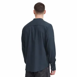 Blend Bobby Herre Skjorte i hørmix - Dress Blues