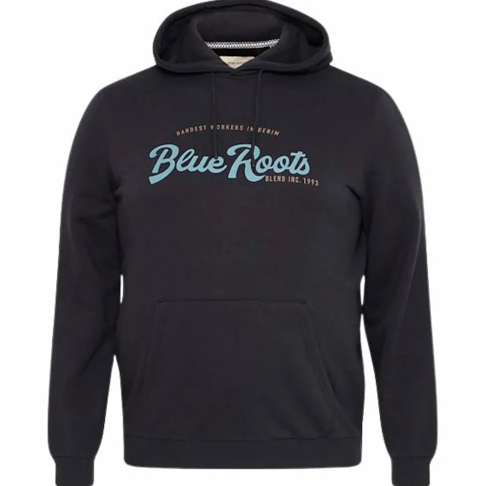Blend Herre Hættetrøje Plus Size - Black