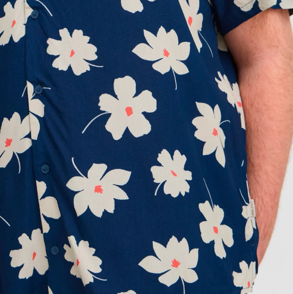 Blend Herre Kortærmet skjorte - Dress Blues
