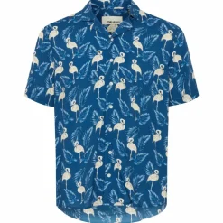 Blend Herre Kortærmet skjorte Plus Size - Navy Peony