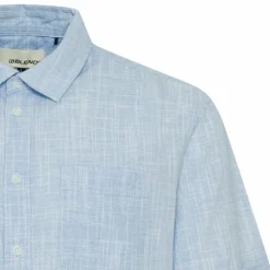 Blend Herre Kortærmet skjorte Plus Size - Aqua Sky