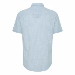 Blend Herre Kortærmet skjorte Plus Size - Aqua Sky