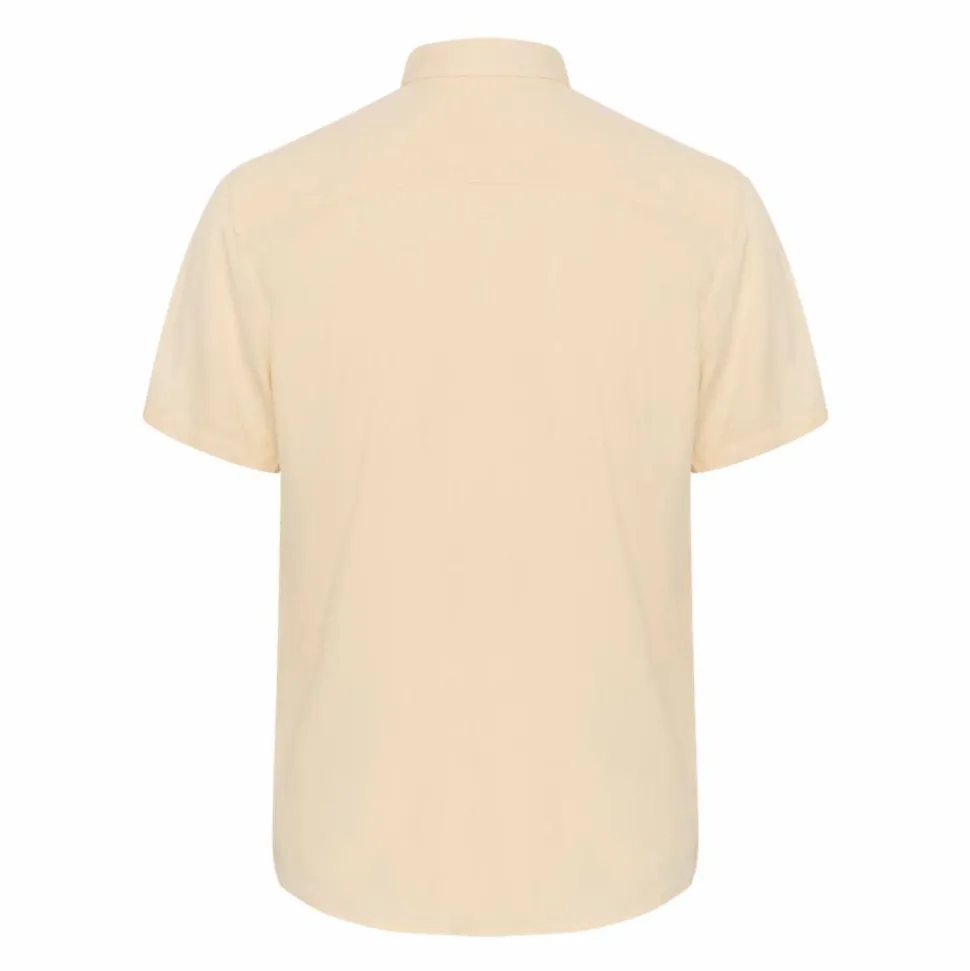 Blend Herre Kortærmet skjorte - Bleached Sand