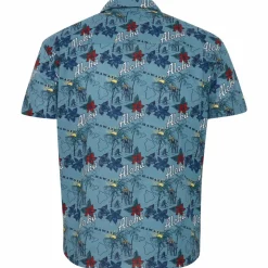 Blend Herre Kortærmet skjorte Plus Size - Captain's Blue