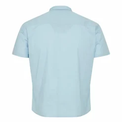 Blend Herre Kortærmet skjorte Plus Size - Cashmere Blue
