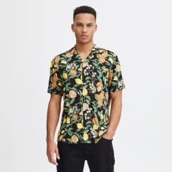 Blend Herre Kortærmet skjorte - Black