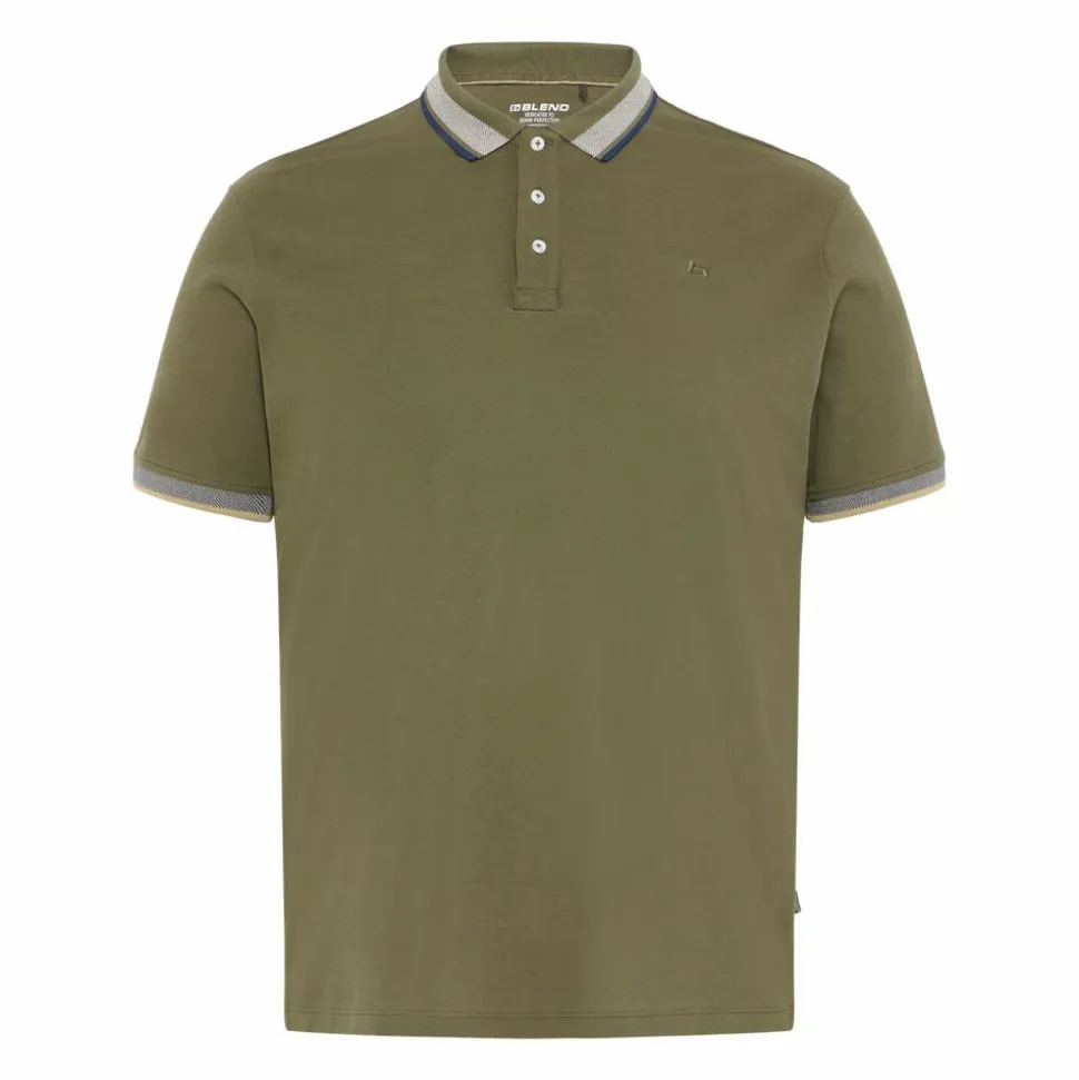 Blend Herre Polo - Olive Night