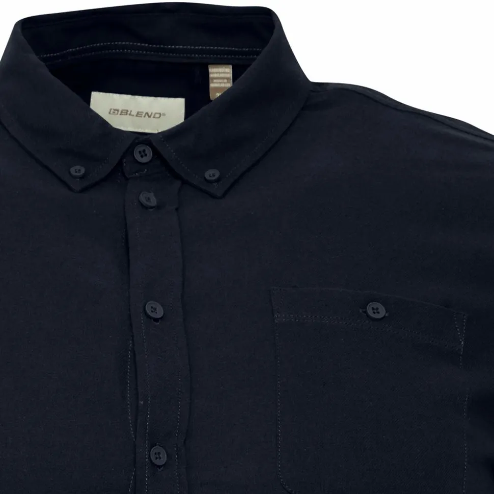 Blend Herre Skjorte Plus Size - Black