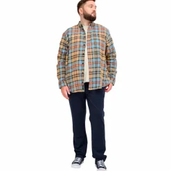 Blend Herre Skjorte Plus Size - Silver Lake Blue