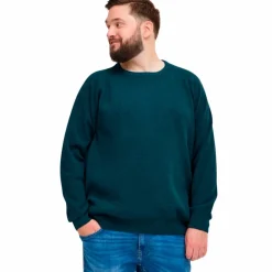 Blend Herre Striktrøje Plus Size - Orion Blue