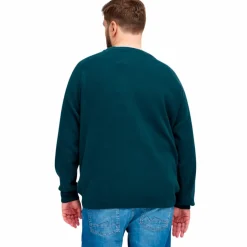 Blend Herre Striktrøje Plus Size - Orion Blue
