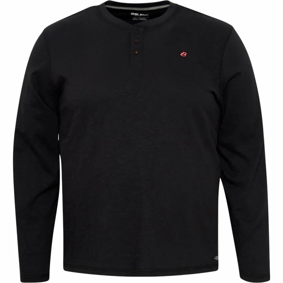 Blend Herre Striktrøje Plus Size - Black