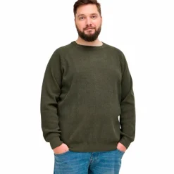Blend Herre Striktrøje Plus Size - Forest Night