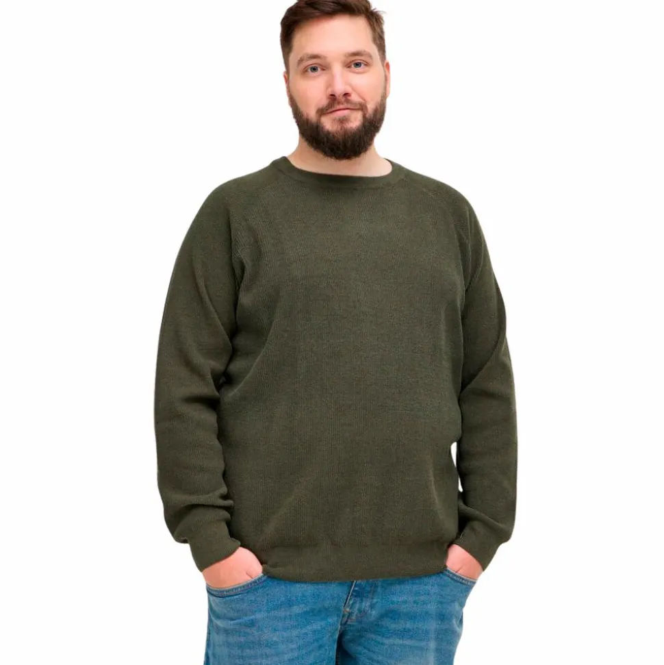 Blend Herre Striktrøje Plus Size - Forest Night
