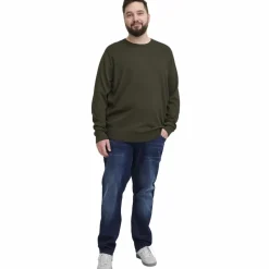 Blend Herre Striktrøje Plus Size - Forest Night