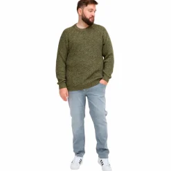 Blend Herre Striktrøje Plus Size - Forest Night