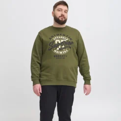 Blend Herre Sweatshirt - Olive Night