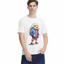 Blend Herre T-shirt - Snow White