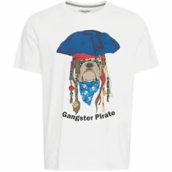 Blend Herre T-shirt - White Pirate Dog