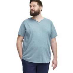 Blend Herre T-shirt Plus Size - Dusty Blue