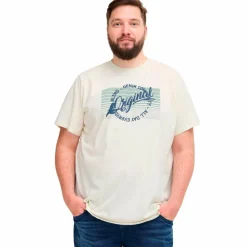 Blend Herre T-shirt Plus Size - Vanilla Ice