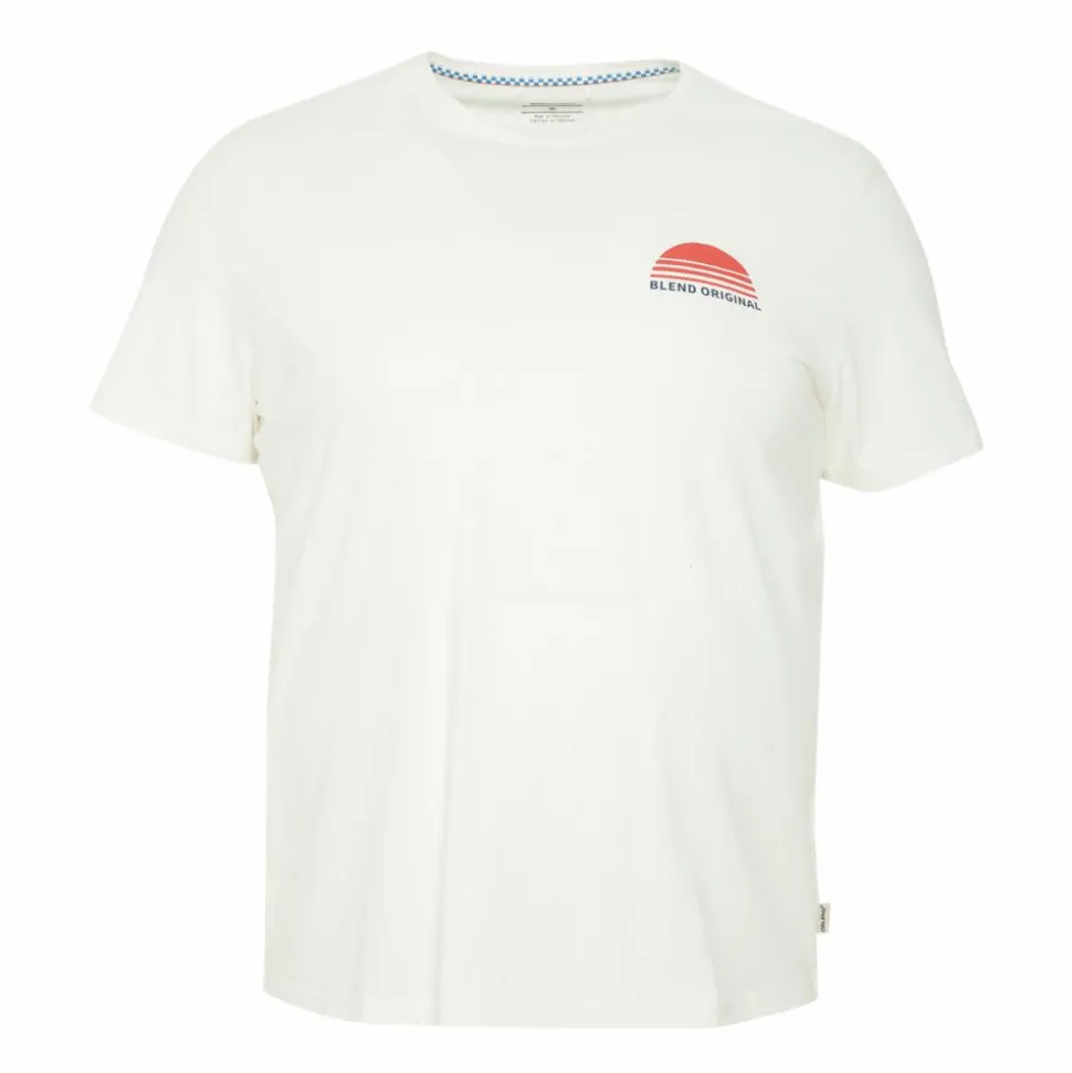 Blend Herre T-shirt Plus Size - Snow White