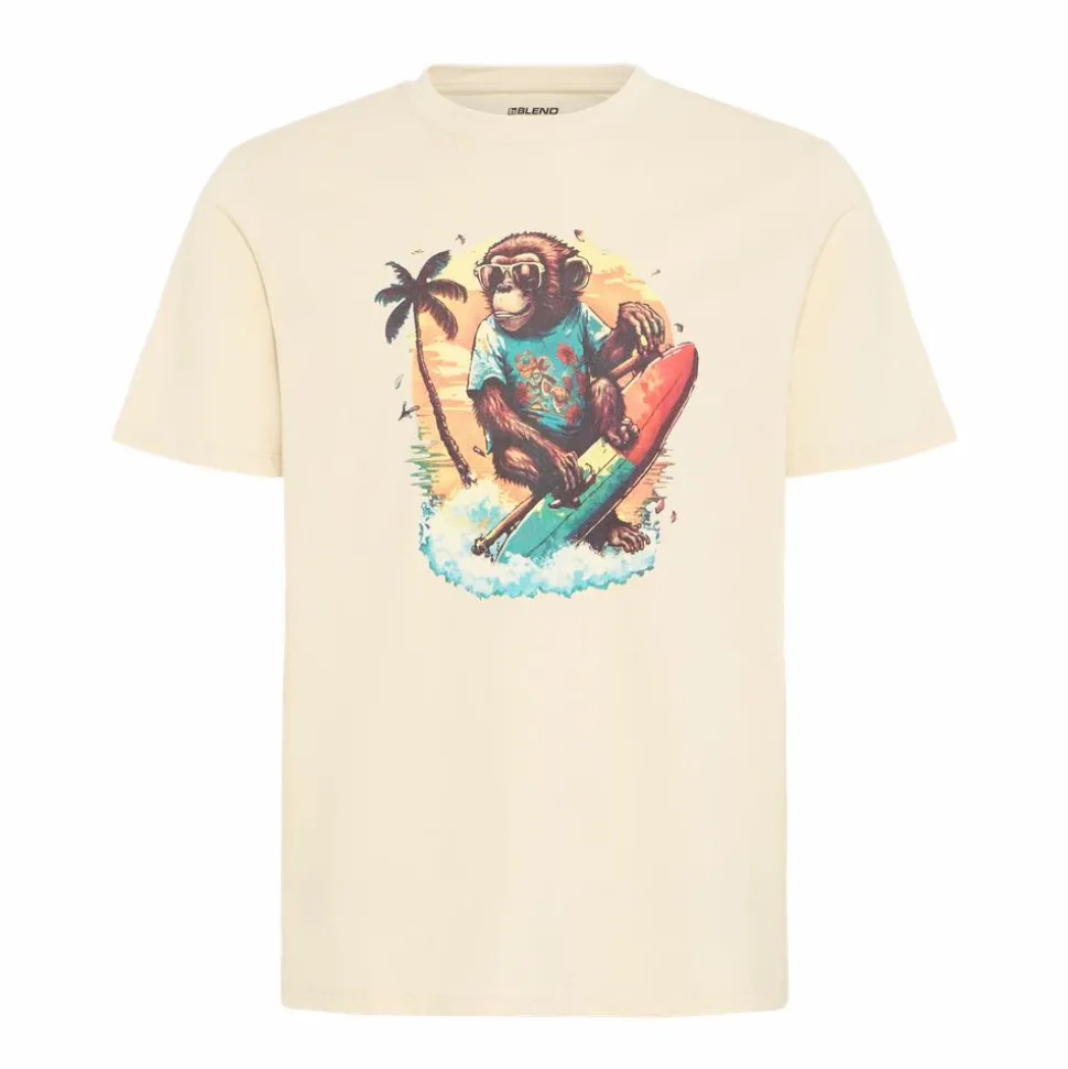 Blend Jessy Herre T-shirt - Bleached Sand