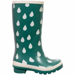 Børne Gummistøvler - Green/White