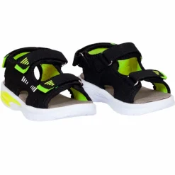 Børne Sandaler - Black/Lime
