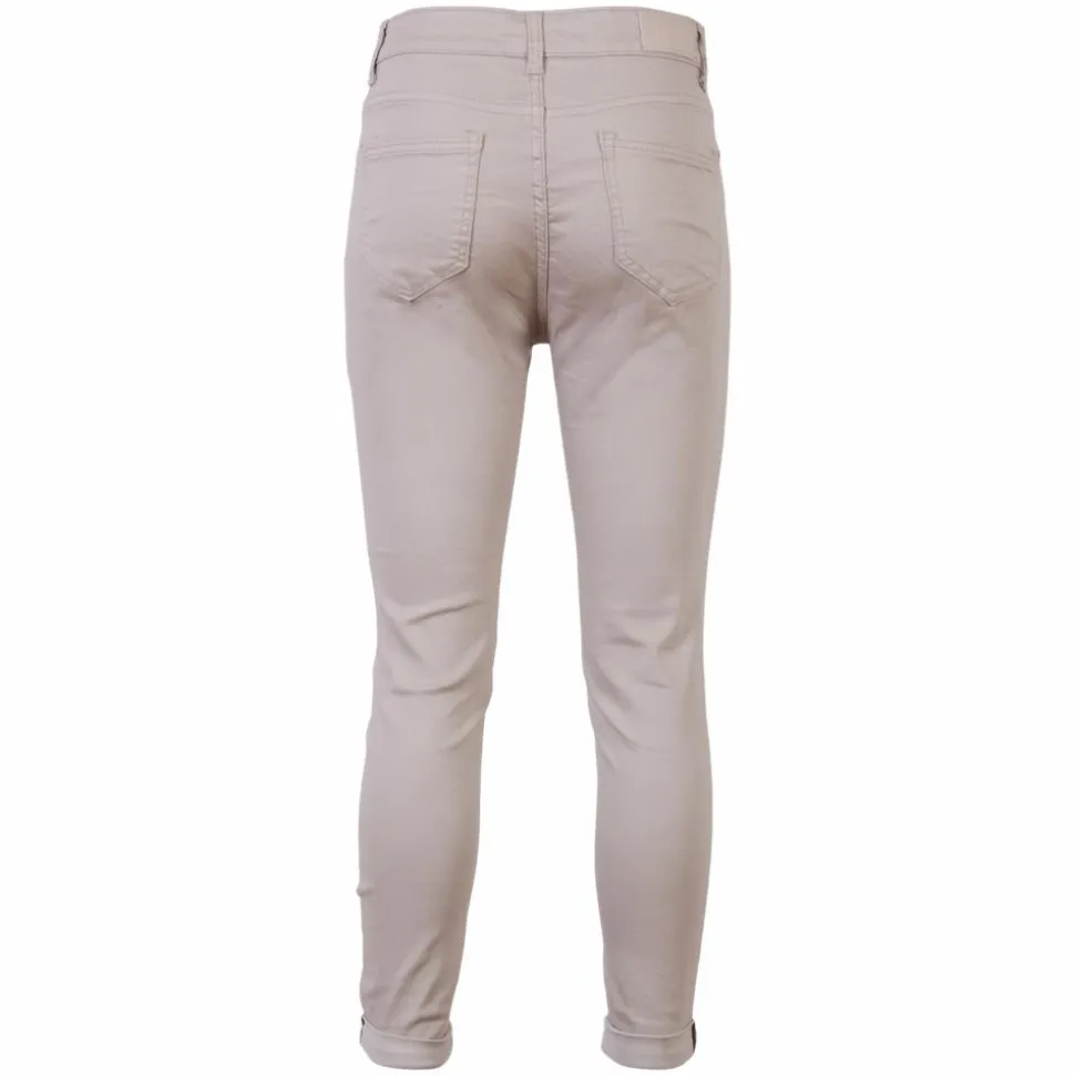 BS Jeans Dame Bukser Plus Size - Sand