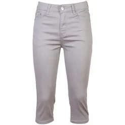 BS Jeans Dame Capri - Grå