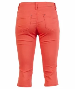 BS Jeans Dame Capri Plus Size - Coral