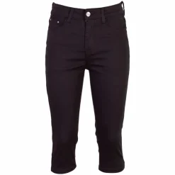 BS Jeans Dame Capri Plus Size - Sort