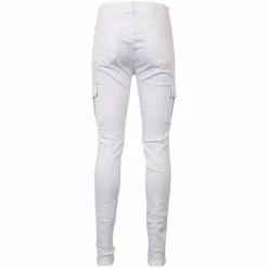 BS Jeans Dame Cargobukser - Hvid