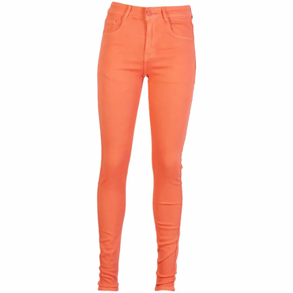 BS Jeans Dame Jeans Plus Size - Lys Koral