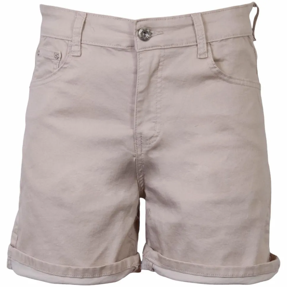 BS Jeans Dame Shorts - Beige