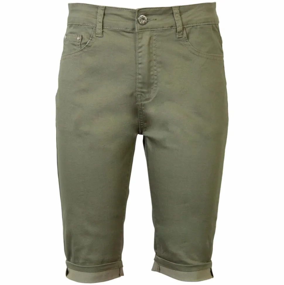 BS Jeans Dame Shorts - Khaki