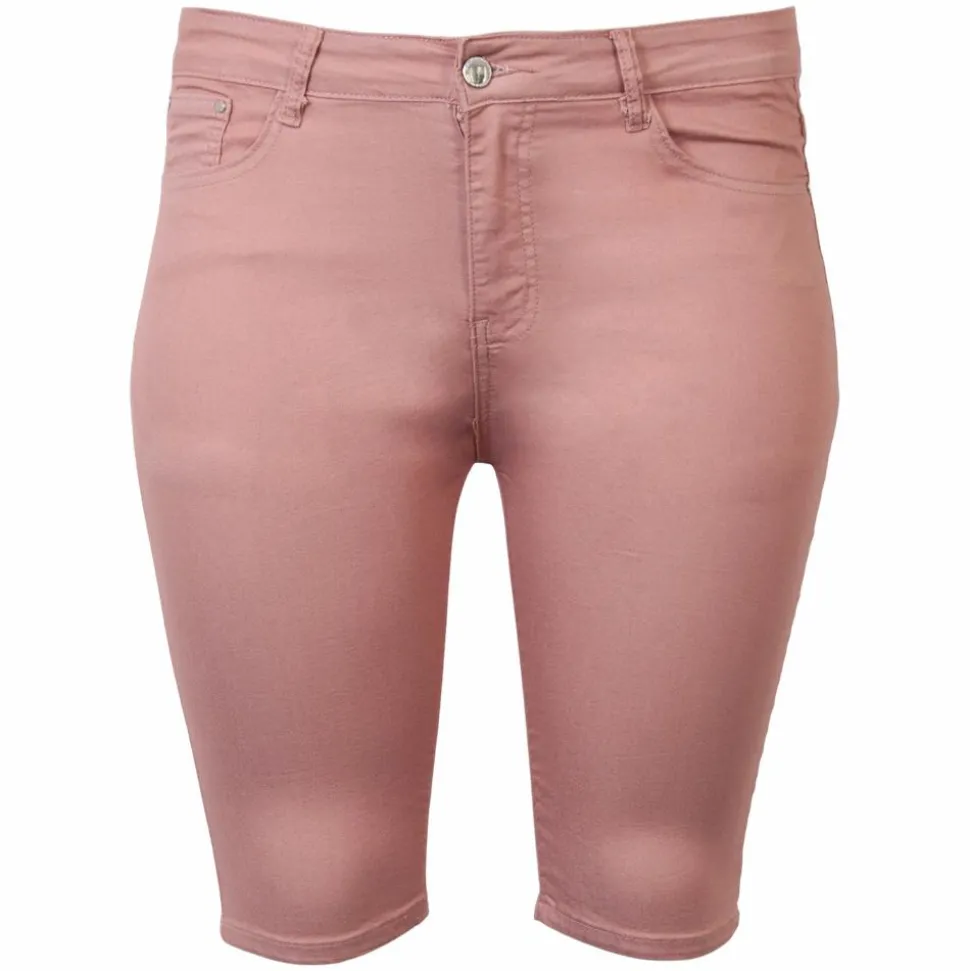 BS Jeans Dame Shorts Plus Size - Rose