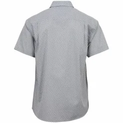 Carnét Ash Herre Kortærmet skjorte Plus Size - Grey AOP