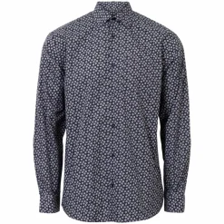 Carnét Ash Herre Skjorte Plus Size - Blue Nights