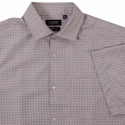 Carnét Bernhard Herre Kortærmet skjorte Plus Size - Feather Grey