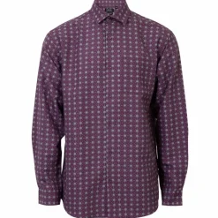 Carnét Bernhard Herre Skjorte Plus Size - Lilas