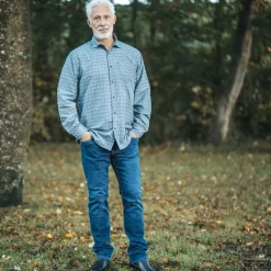 Carnét Bernhard Herre Skjorte - Blue