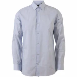 Carnét Dobby Herre Skjorte - Light Blue